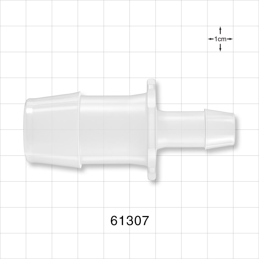 Straight Connector, Reducer, Barbed, Natural