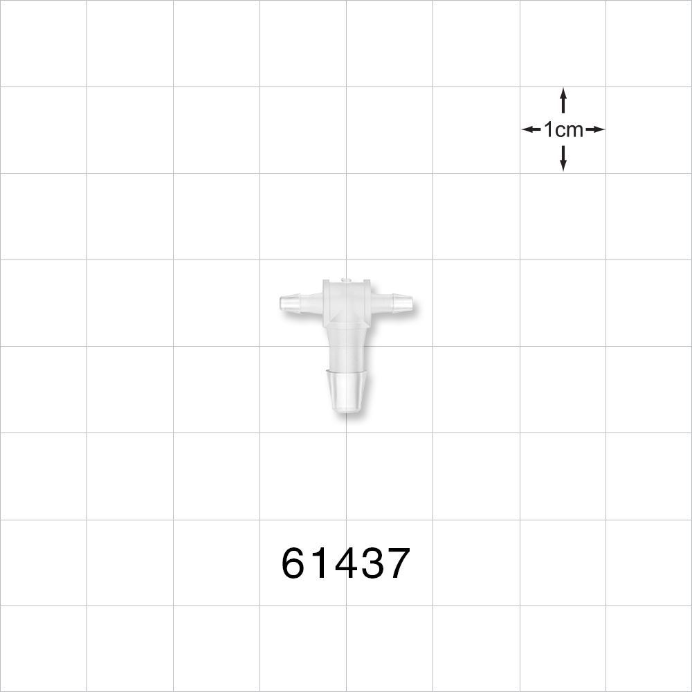 T Connector, Reducer, Barbed, Natural