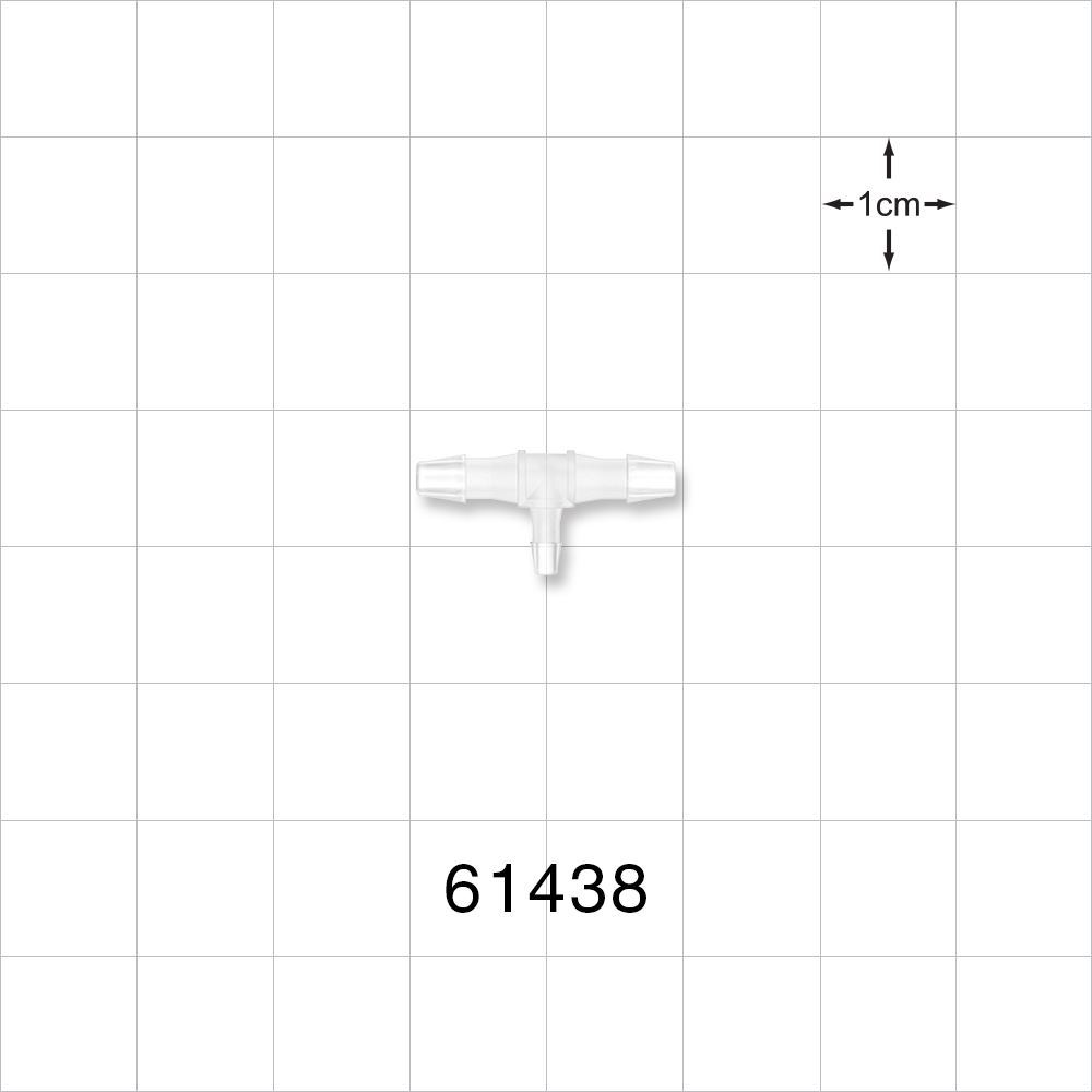 T Connector, Reducer, Barbed, Natural