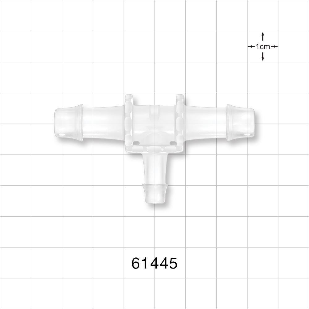 T Connector, Reducer, Barbed, Natural