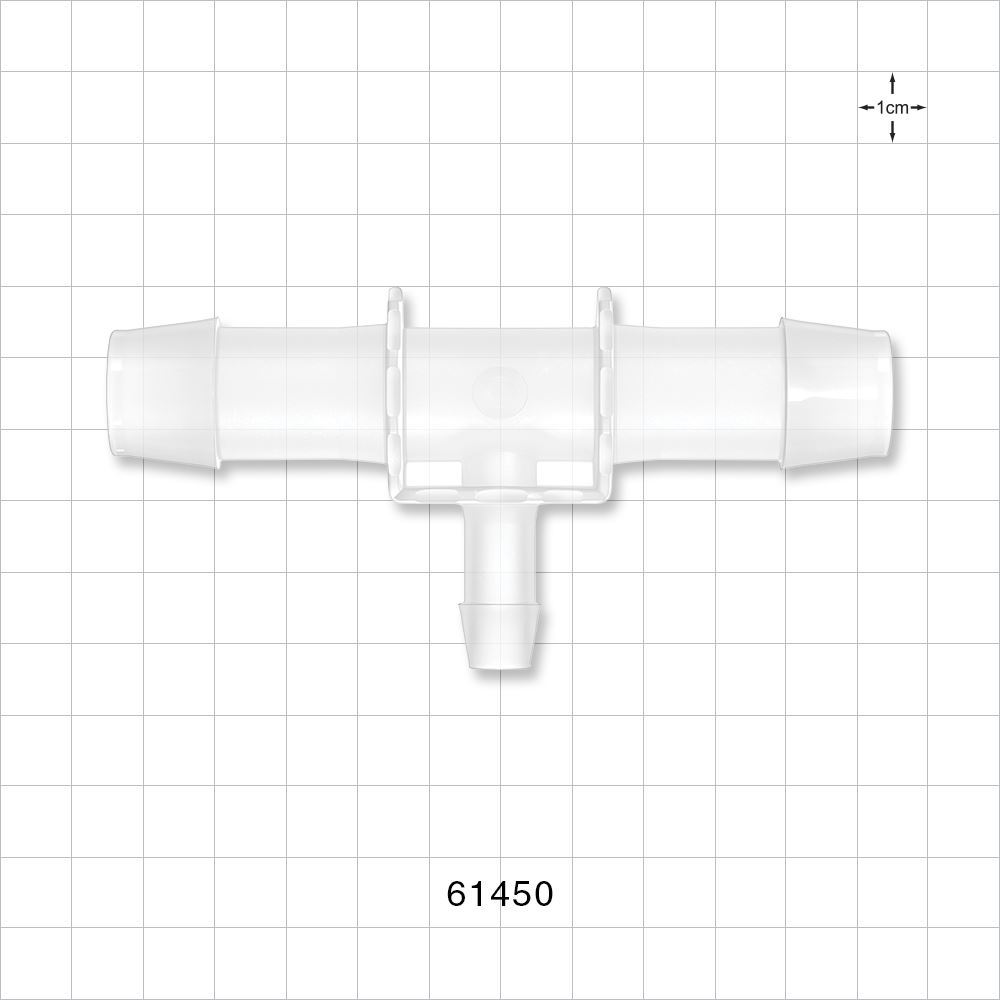 T Connector, Reducer, Barbed, Natural