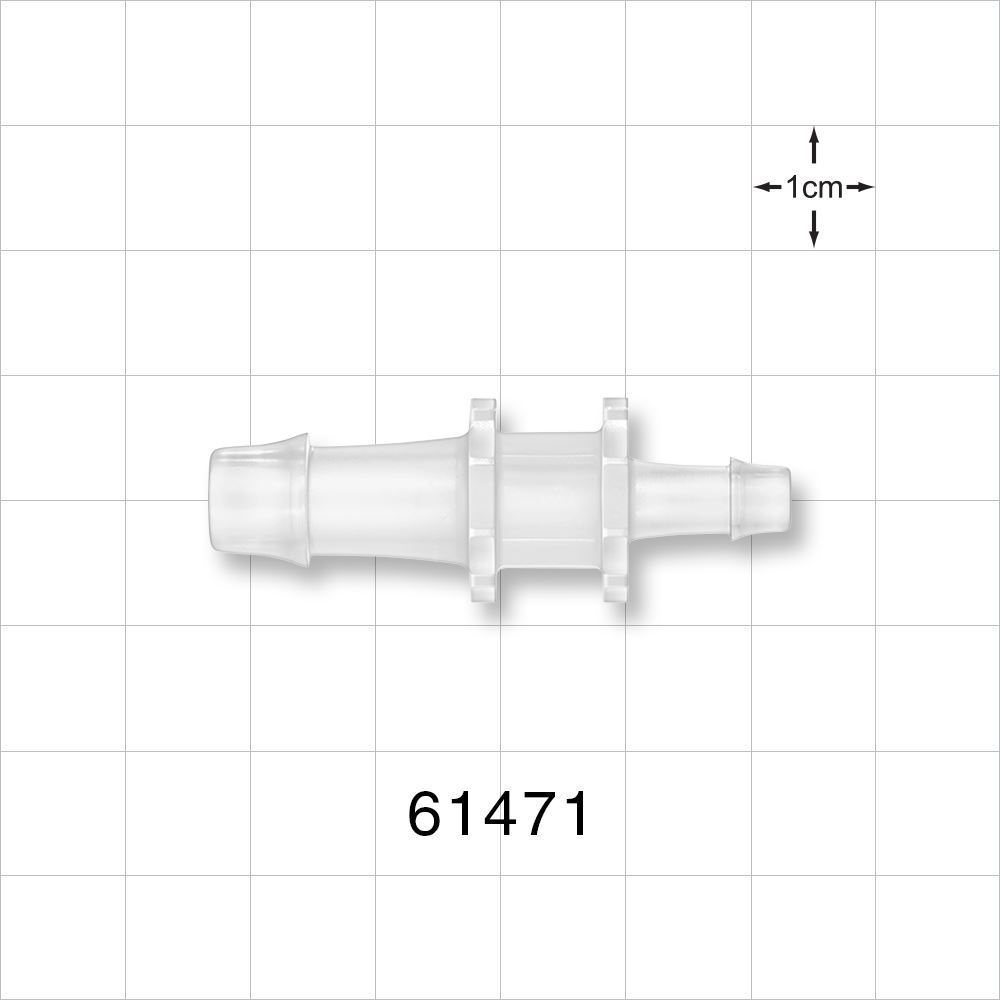 Straight Connector, Reducer, Barbed, Natural