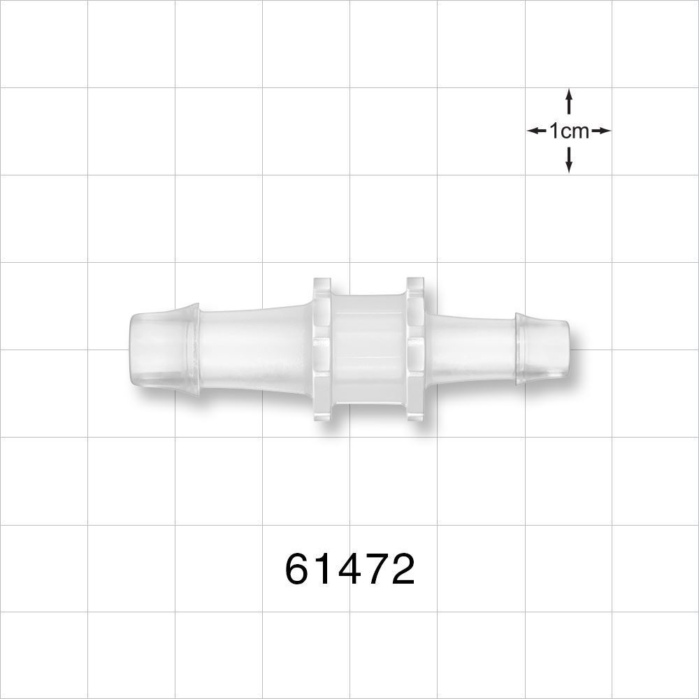 Straight Connector, Reducer, Barbed, Natural