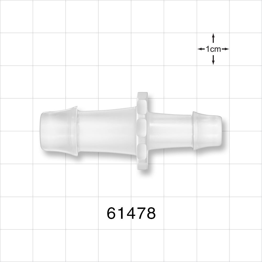 Straight Connector, Reducer, Barbed, Natural