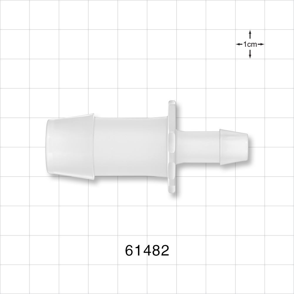 Straight Connector, Reducer, Barbed, Natural