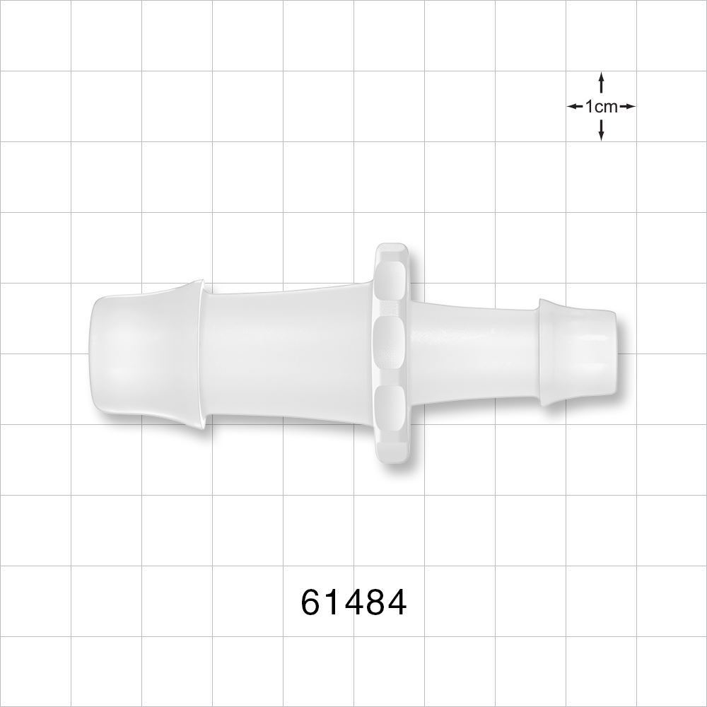 Straight Connector, Reducer, Barbed, Natural