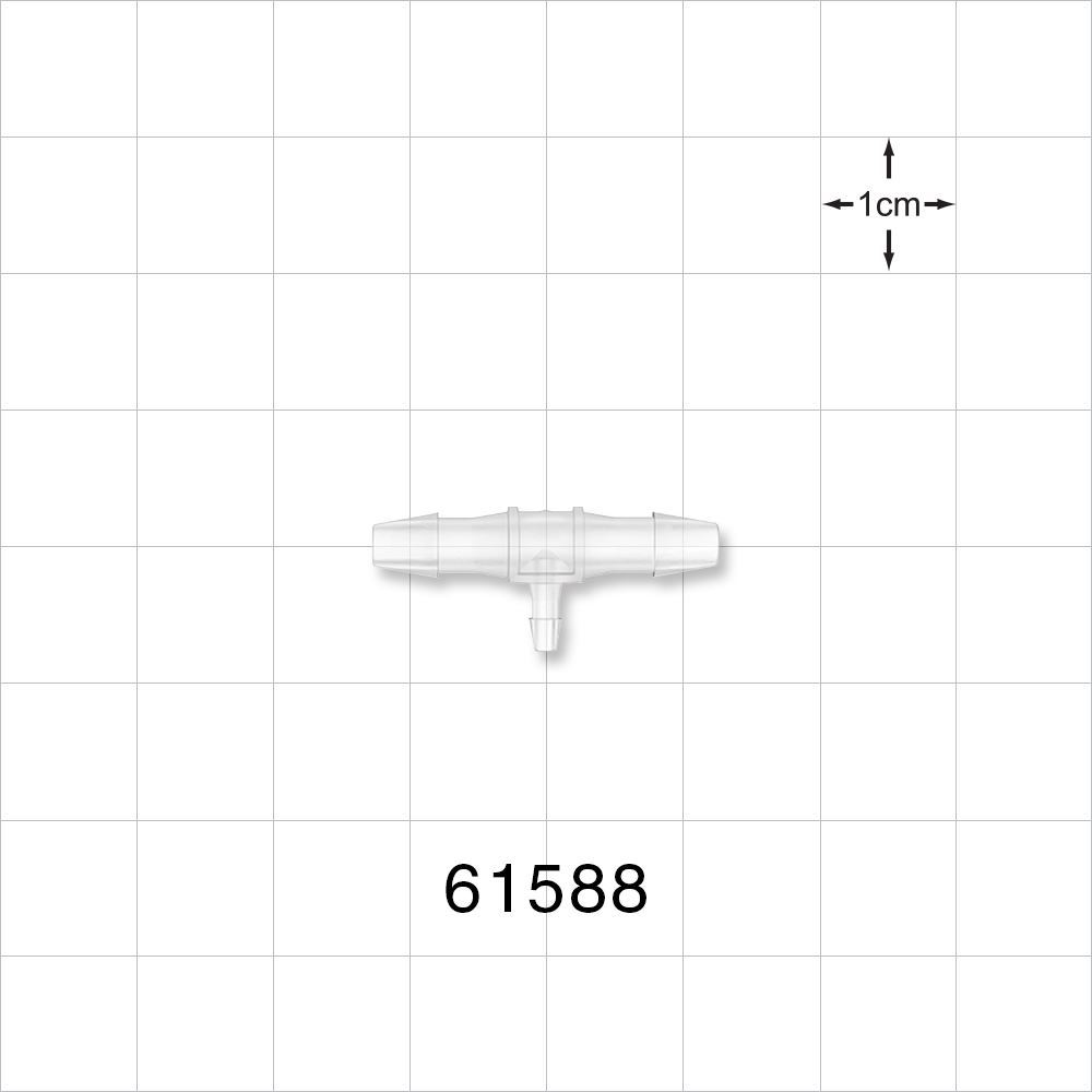 T Connector, Reducer, Barbed, Natural