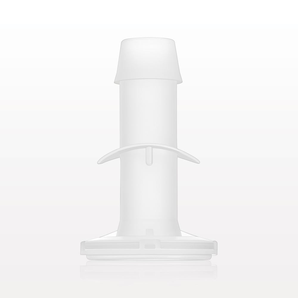 Sanitary Flange, Barbed, Natural, Pre-Attached Gasket
