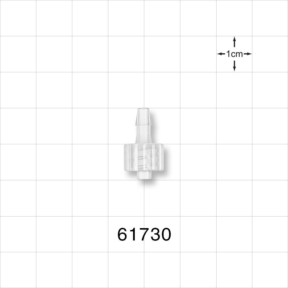 Male Luer Lock, Barbed, Natural