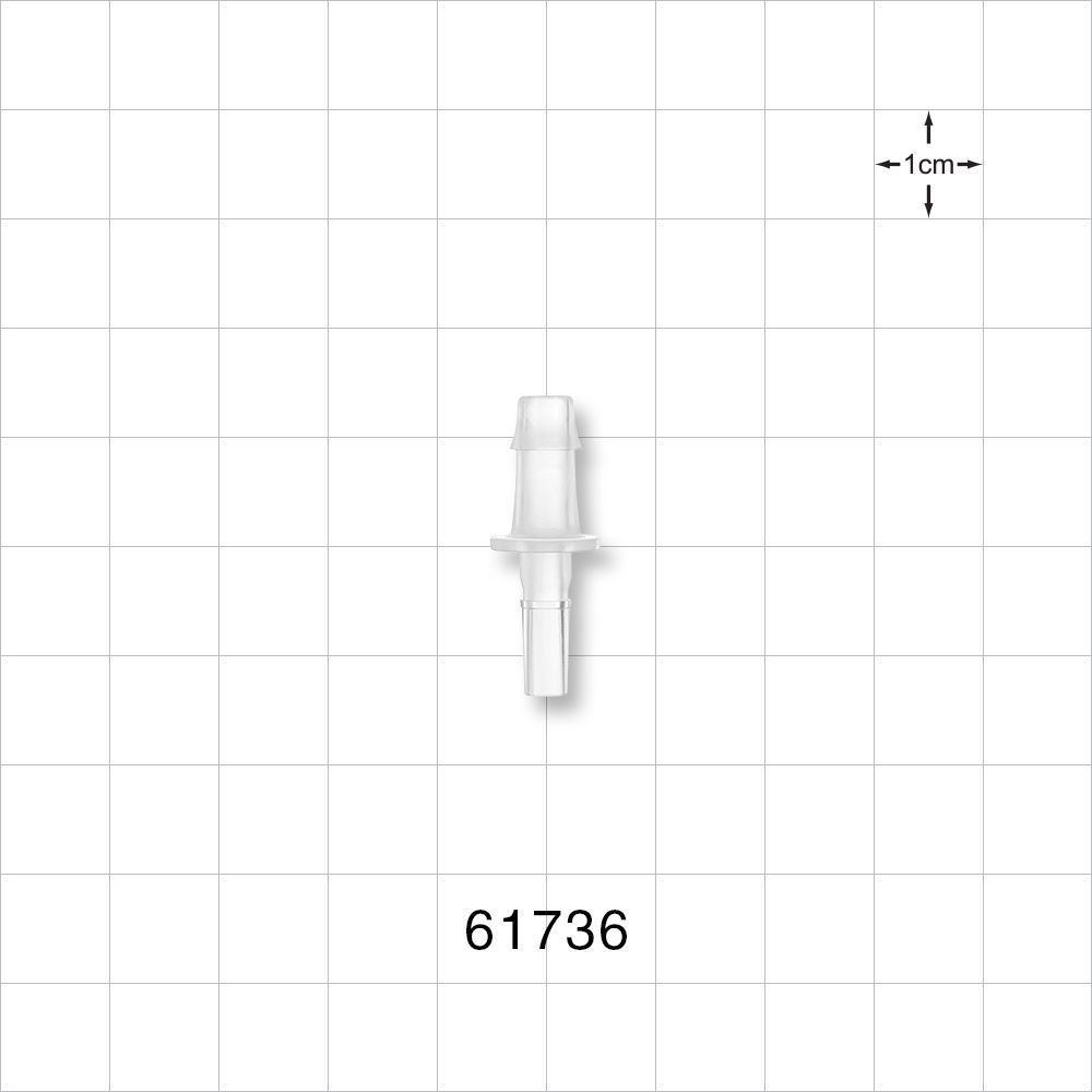 Male Luer Lock, Barbed, Natural
