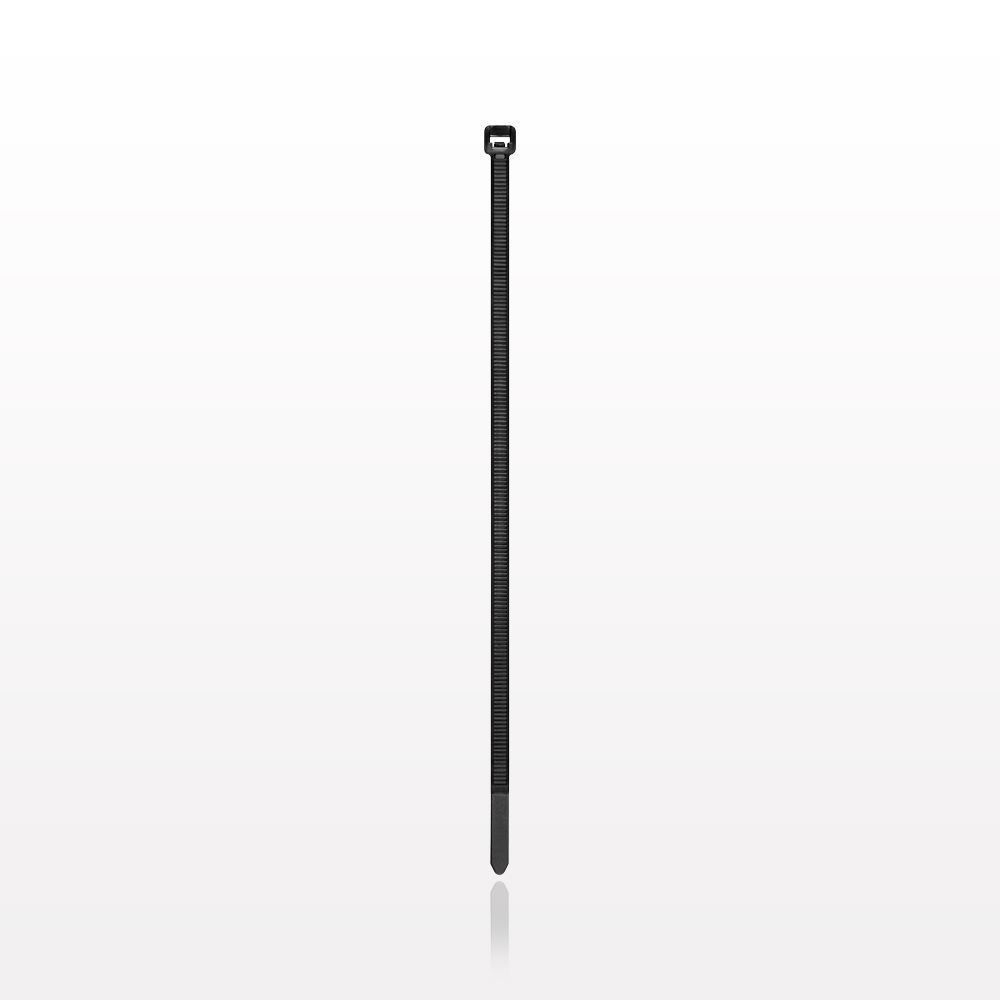 General Purpose Pan-Ty® Non-Reopening Cable Tie, PLT Series, Black