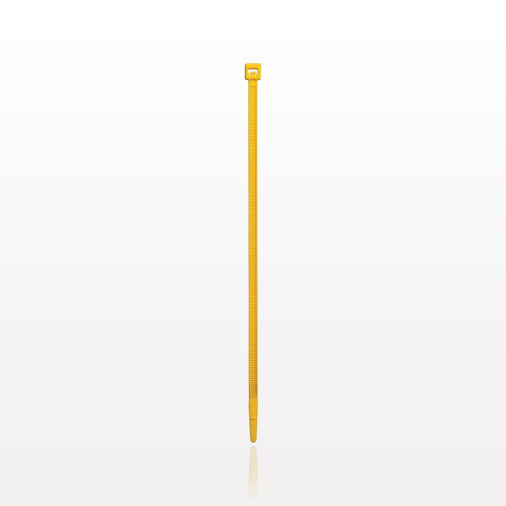 General Purpose Non-Reopening Cable Tie, Yellow 100/Bag