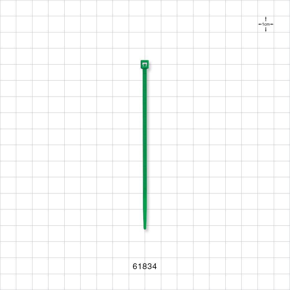 General Purpose Non-Reopening Cable Tie, Green 100/Bag