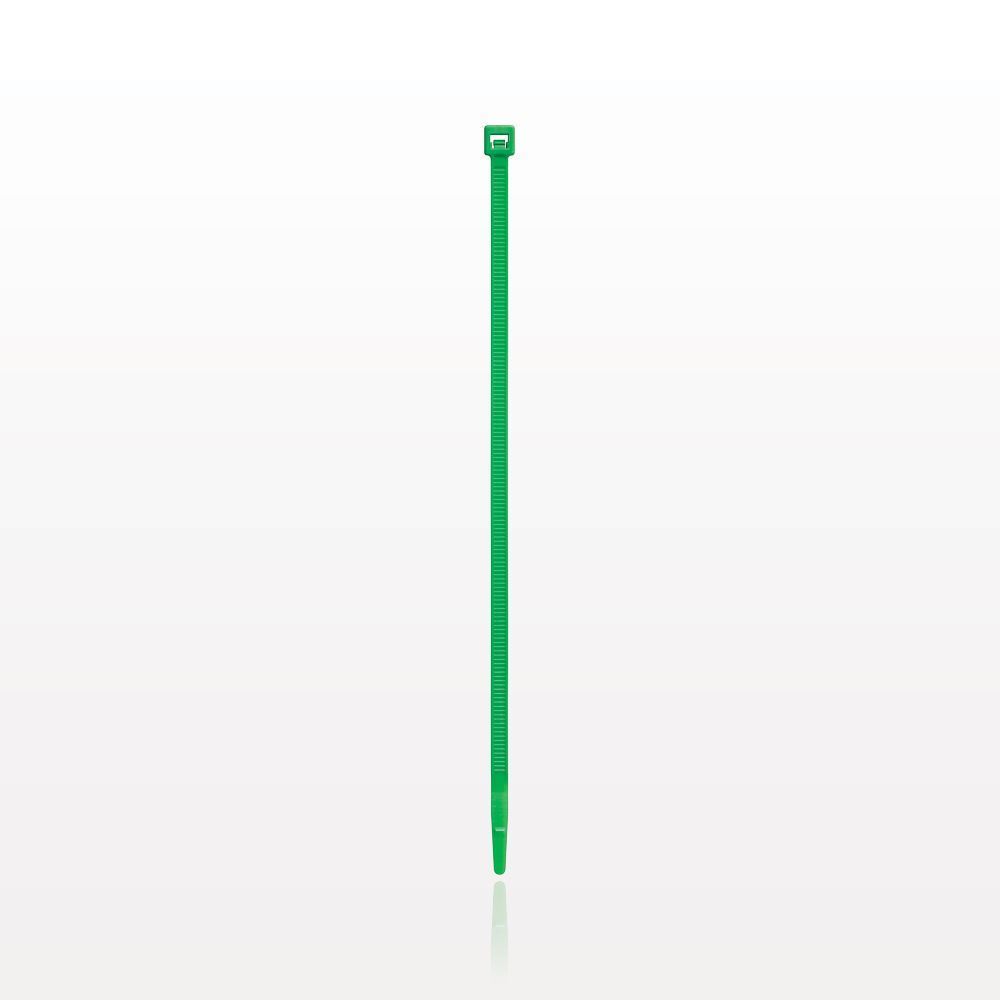 General Purpose Non-Reopening Cable Tie, Green 100/Bag