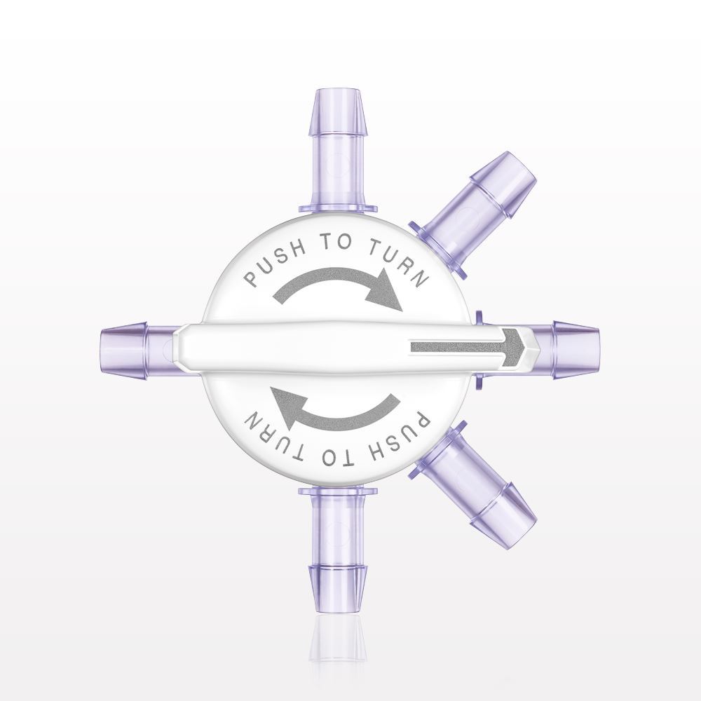 CYLINDRAFlow™ Manifold, 6 Ports, Barbed