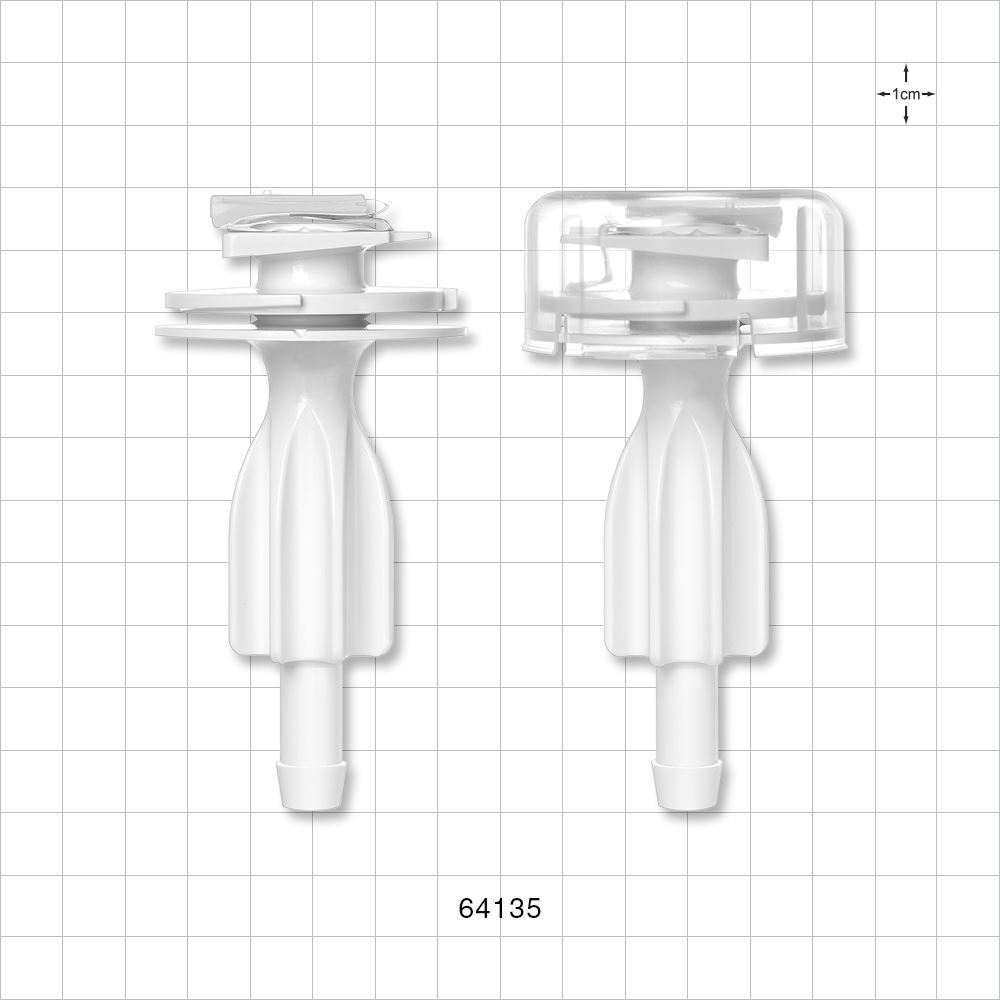 Opta® SFT-D Connector, Male, Small Body, Barbed