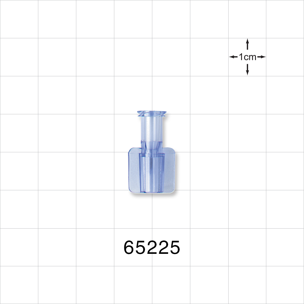Female Luer Lock, Tubing Port, Clear