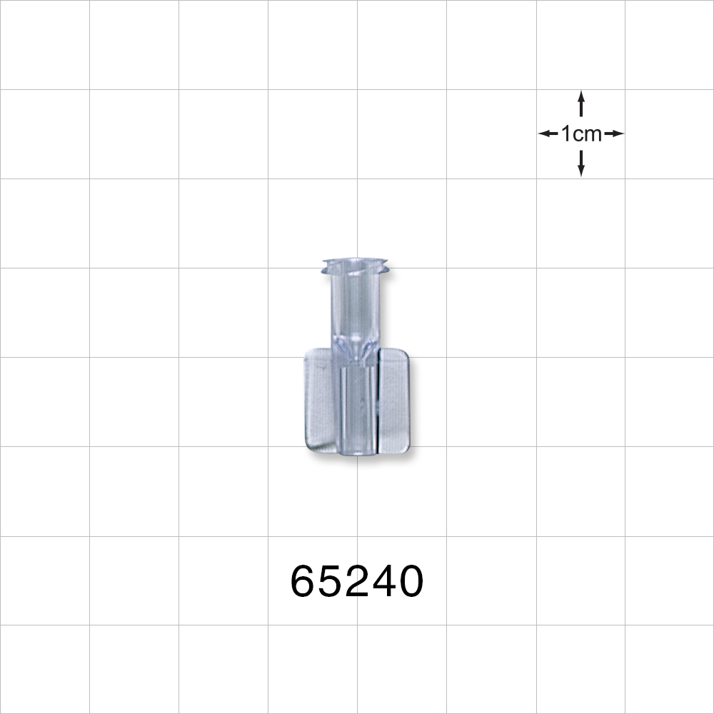 Female Luer Lock, Tubing Port, Clear