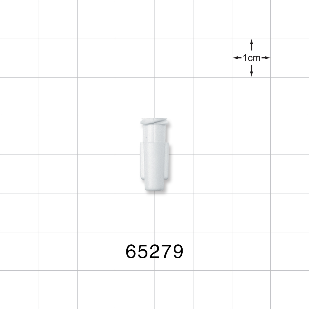 Female Luer Lock, Tubing Port, White