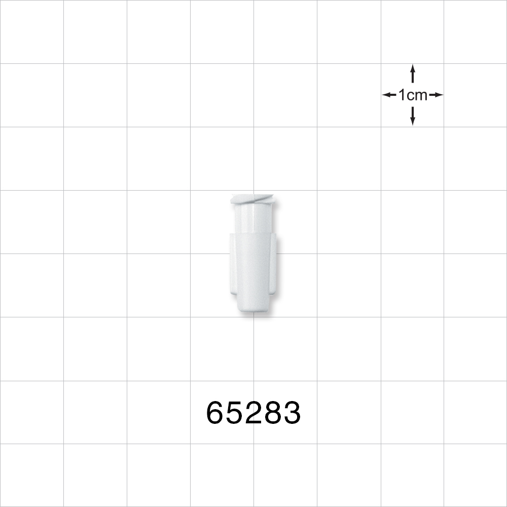 Female Luer Lock, Tubing Port, White