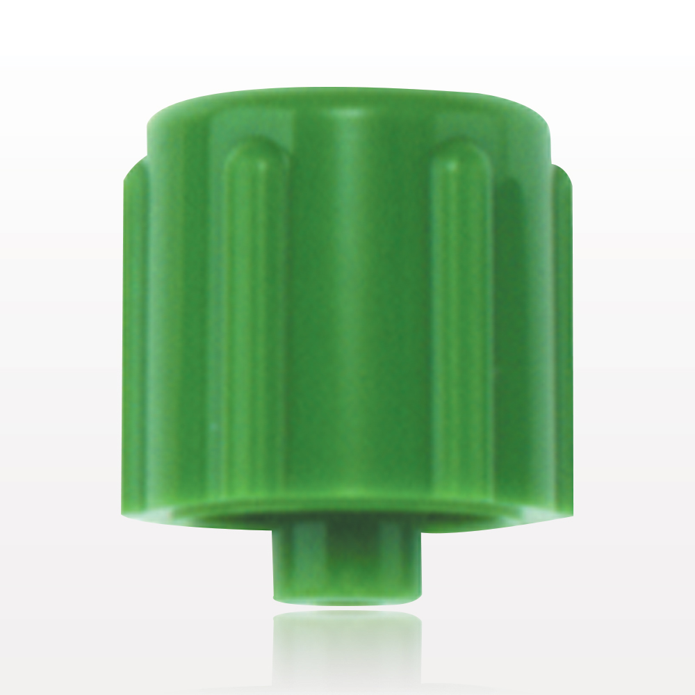 Discontinued Male Luer Cap, Vented, Dark Green