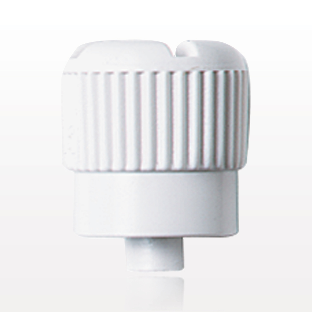 Male Luer Cap, Non-Vented, White