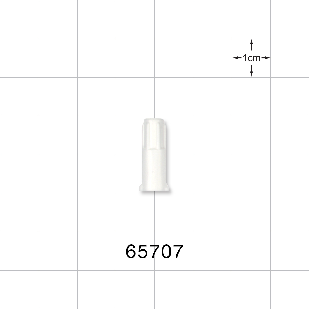 Female Luer Cap, Non-Vented, White