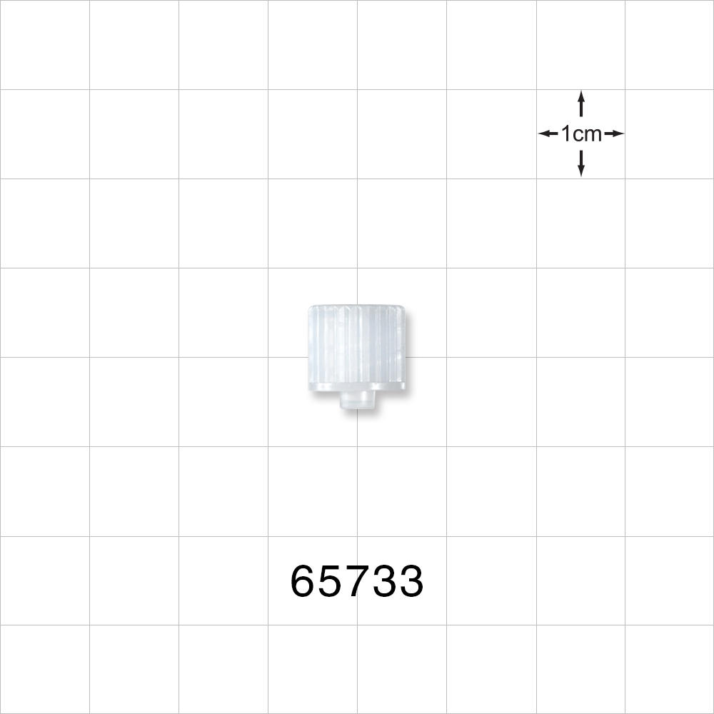 Male Luer Cap, Non-Vented, Natural