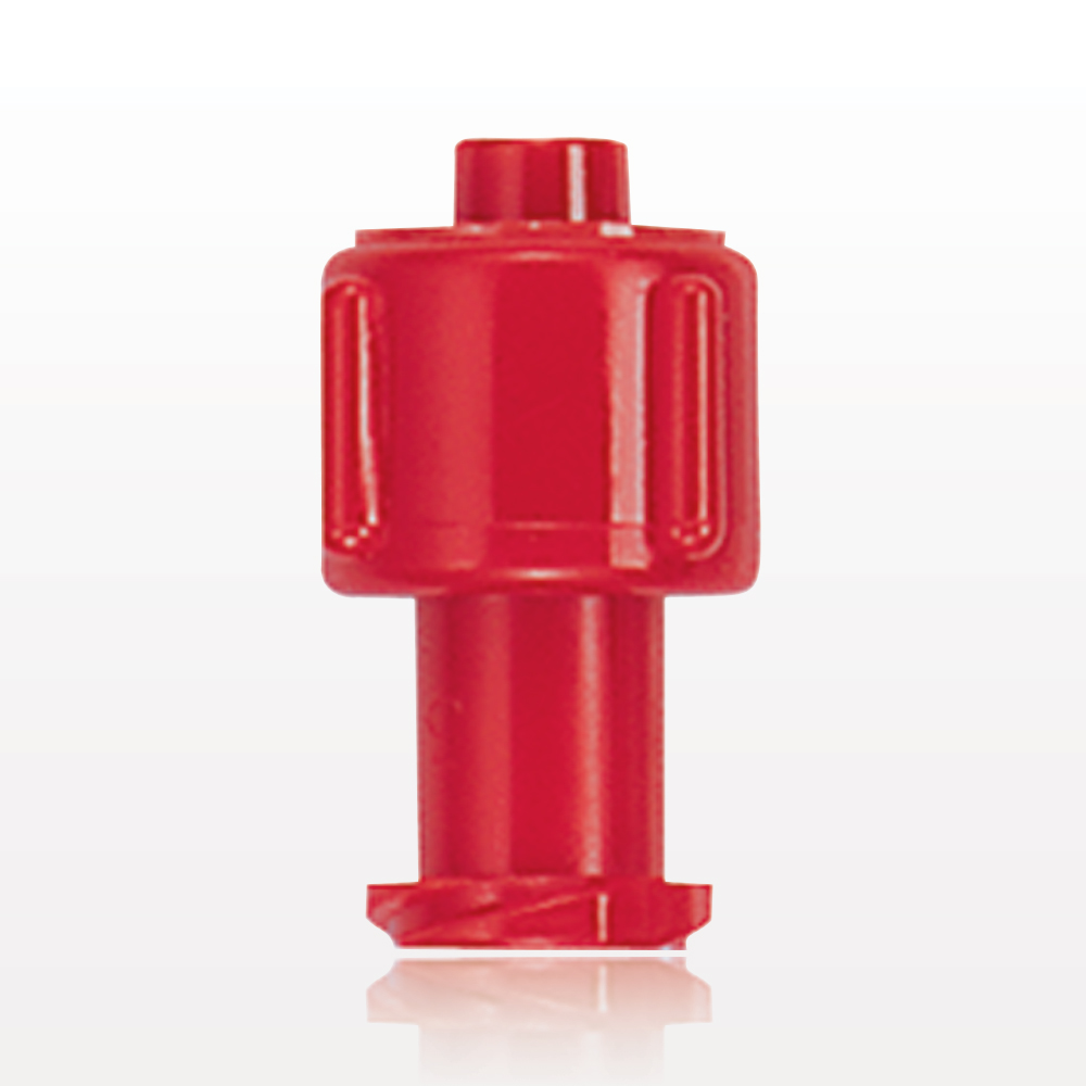 Double Dead-Ender Cap, Non-Vented, Red