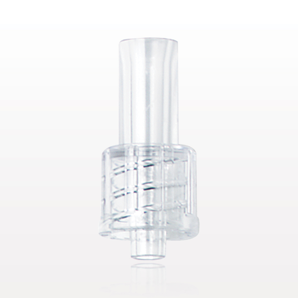 Male Luer Lock, Tubing Port, Clear
