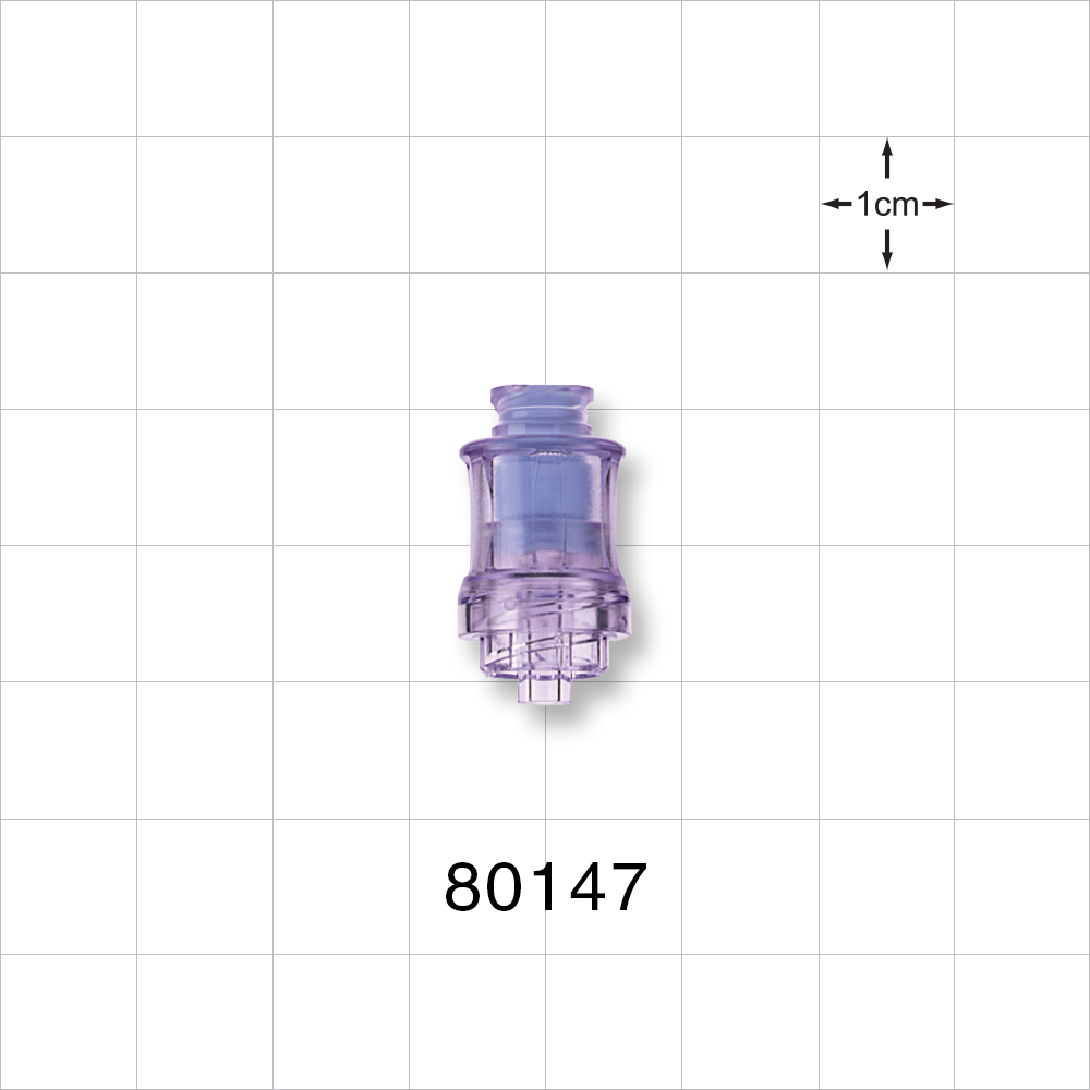 Needleless Swabbable Injection Site, Male Luer Lock