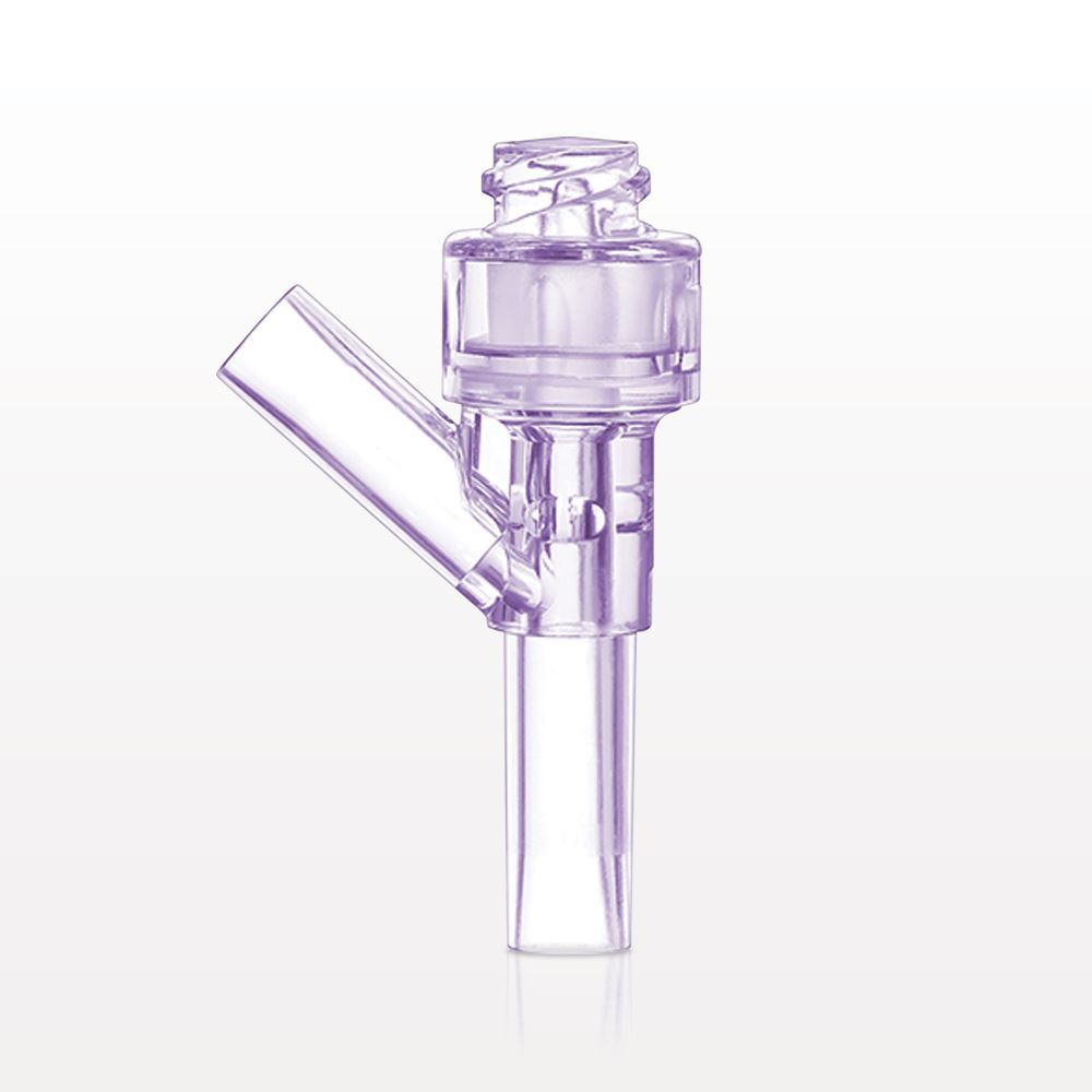 Needleless Injection Site, Y Connector, Swabbable