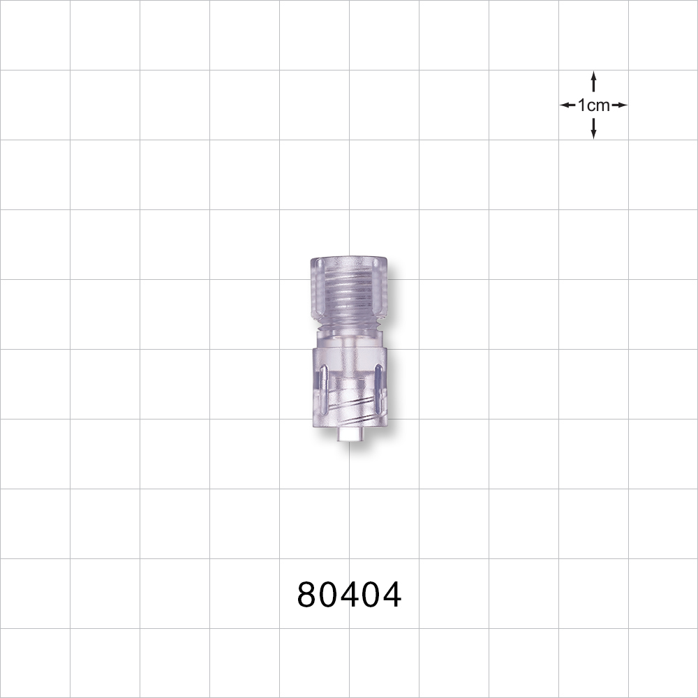 Tuohy Borst Adapter, Male Luer Lock