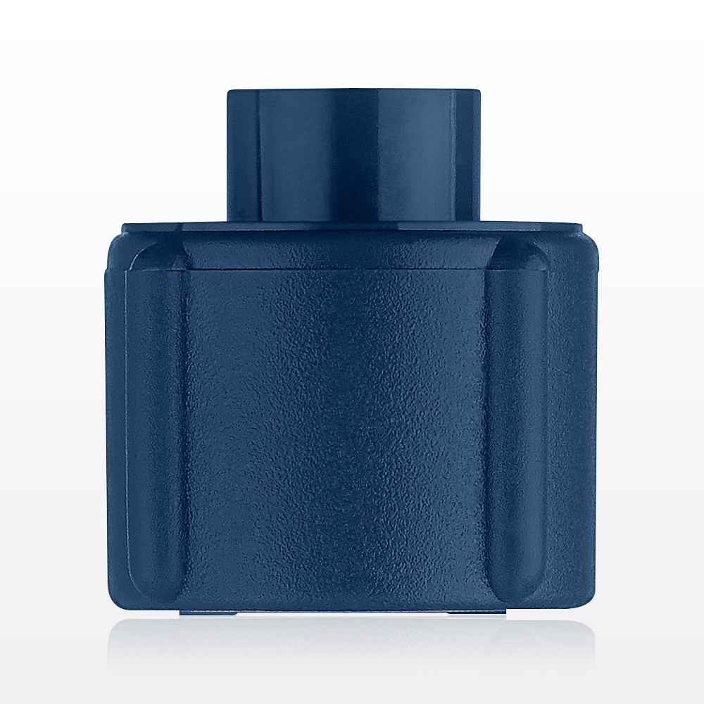 Tuohy Borst Adapter Cap, Blue