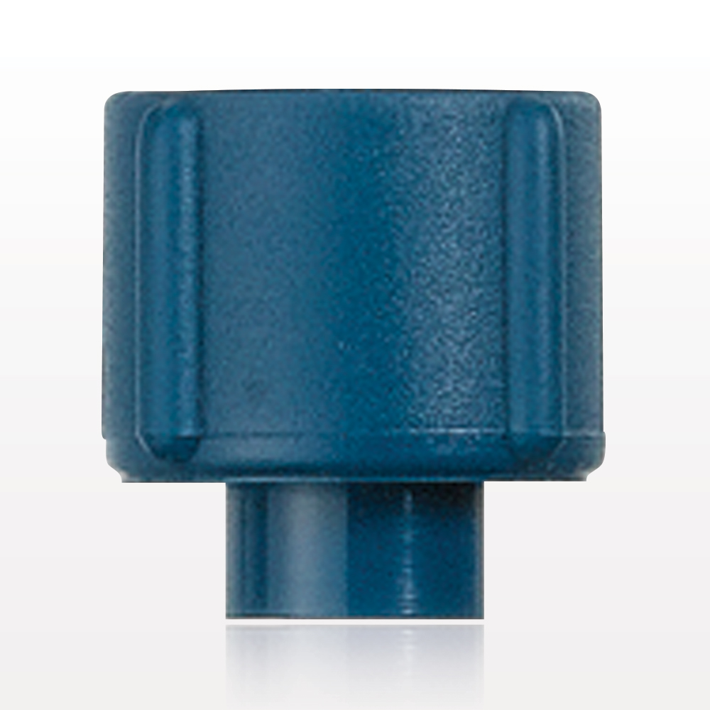 Tuohy Borst Adapter Cap, Blue