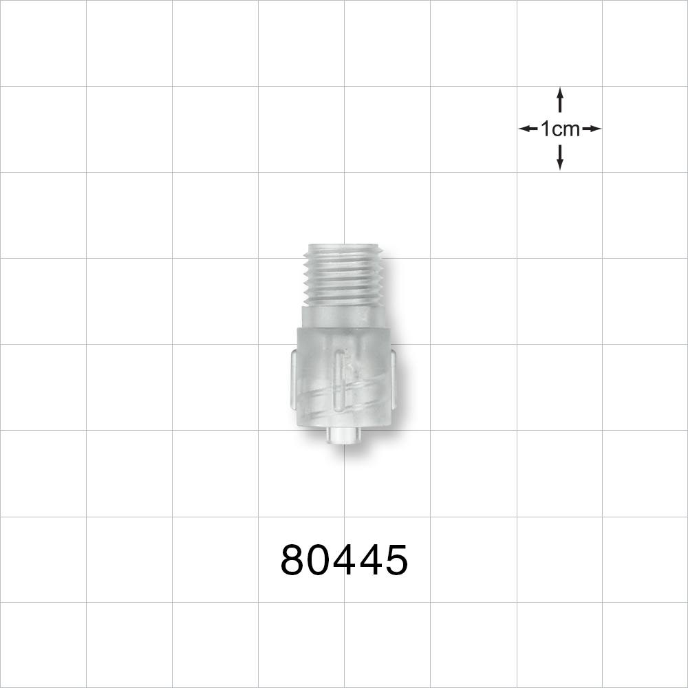 Tuohy Borst Adapter Body, Male Luer Lock