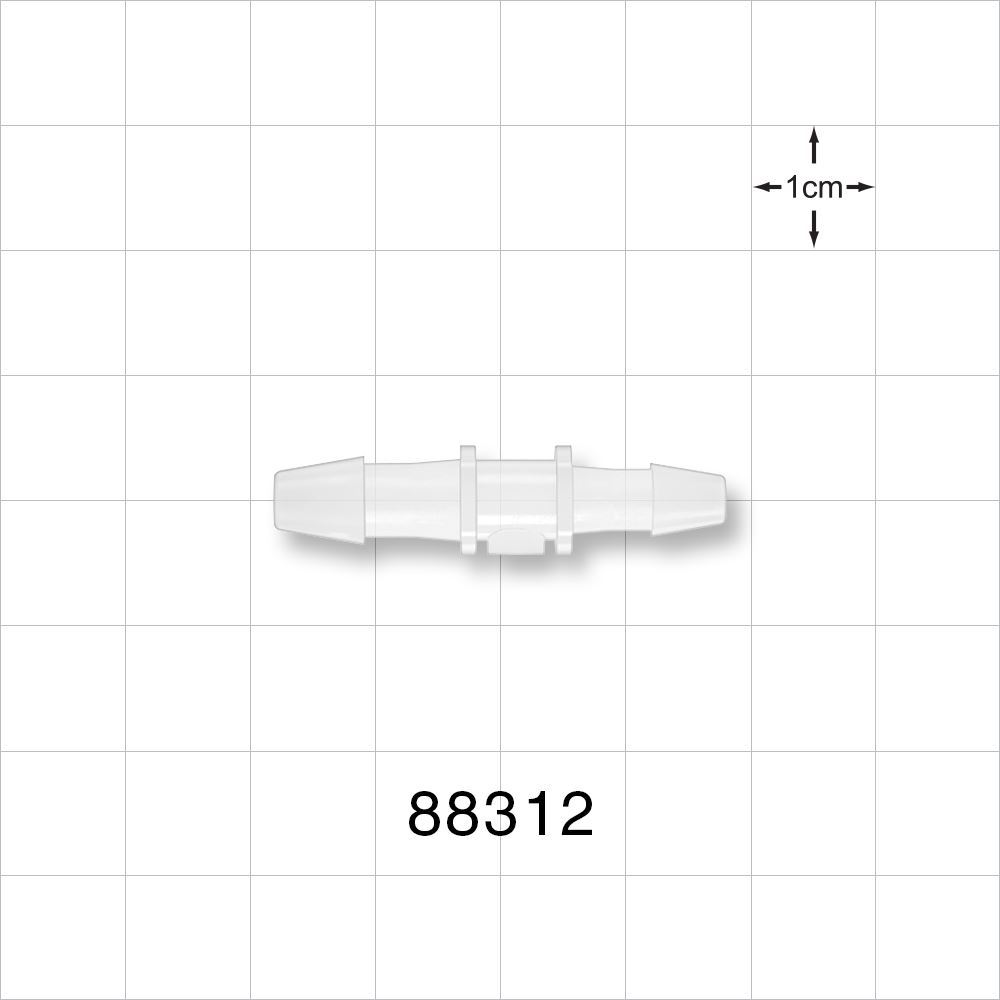 Straight Connector, Reducer, Barbed, Natural