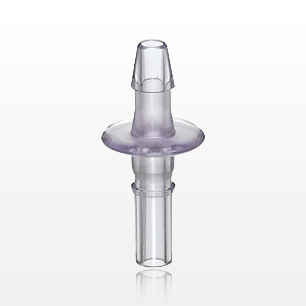 Male Luer Slip, Barbed, Clear