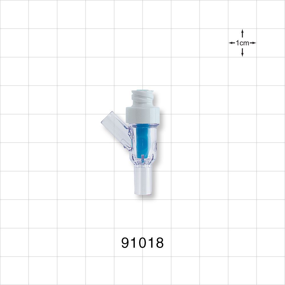 Needleless Injection Site, Y Connector, Swabbable