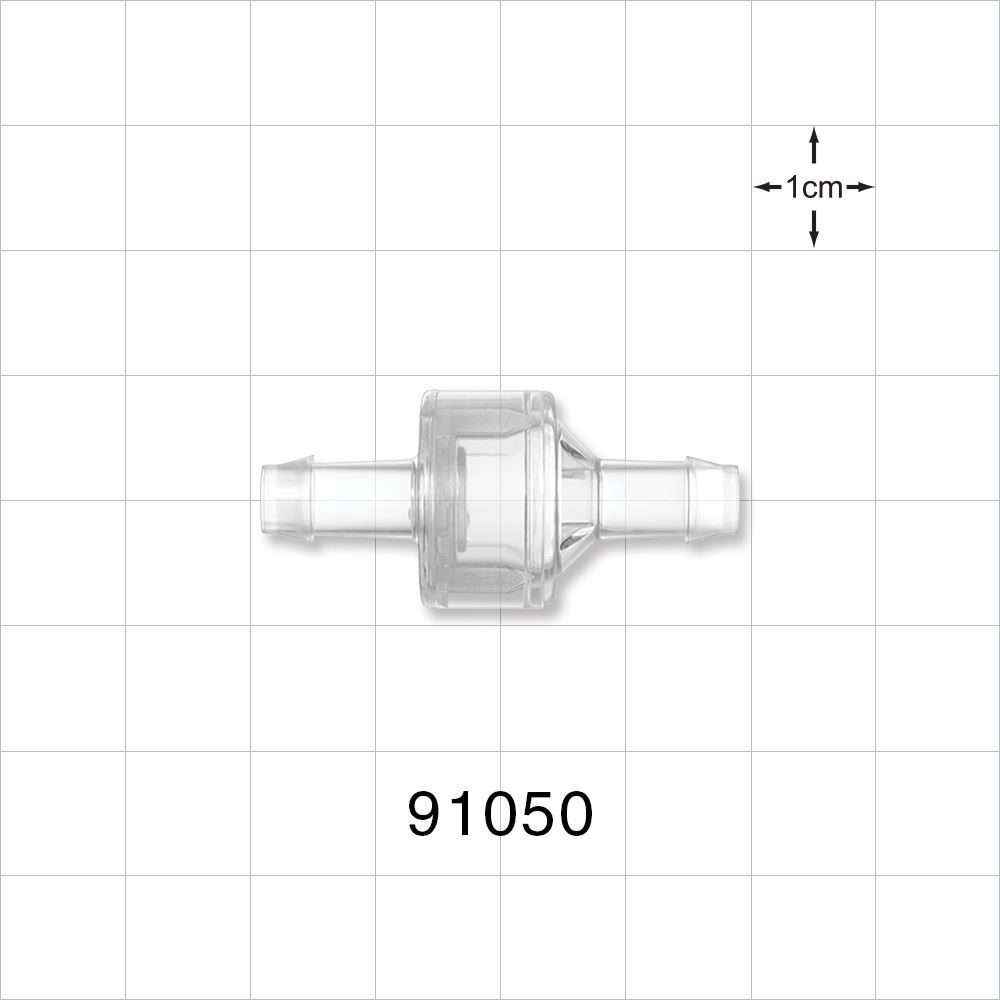 High-Flow Check Valve, Barbed