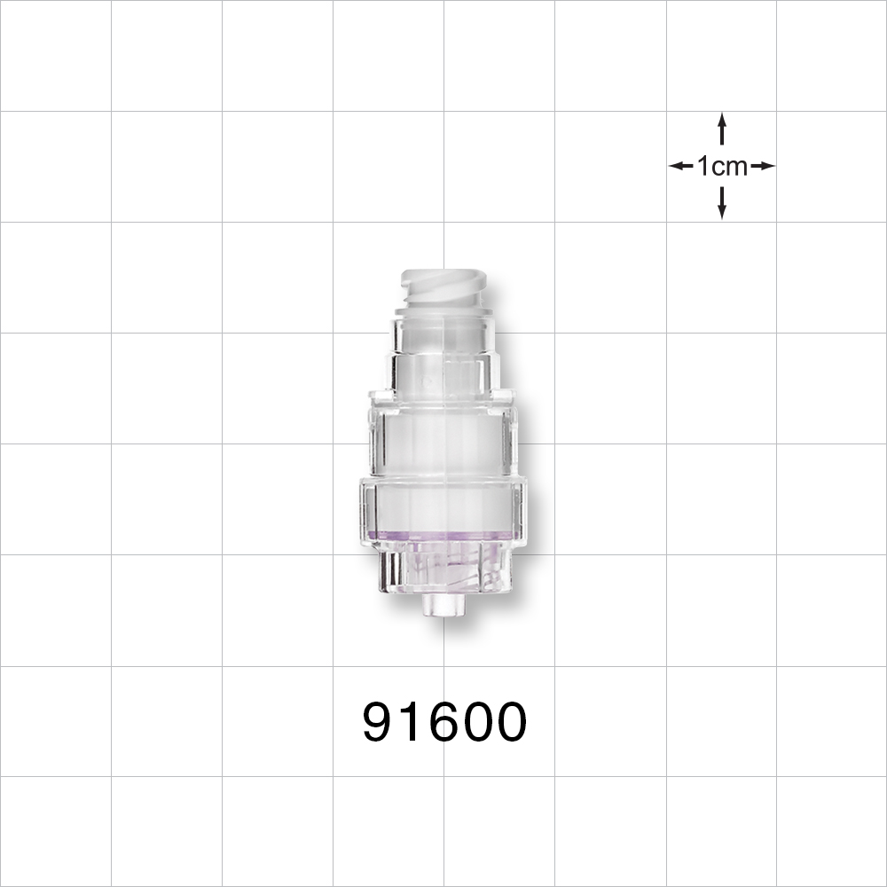 Needleless Injection Site, Swabbable Female Luer Lock, Non-Disconnect Male Luer Lock