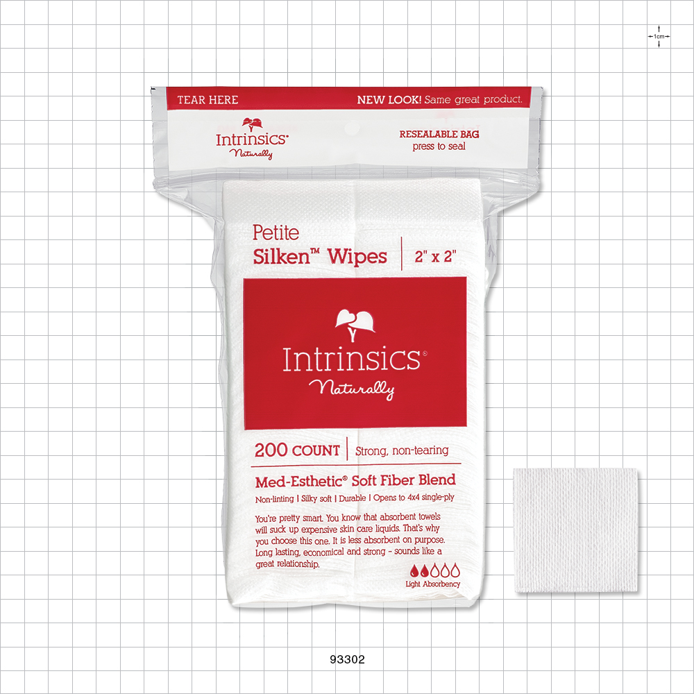 Intrinsics® Petite Silken Wipes