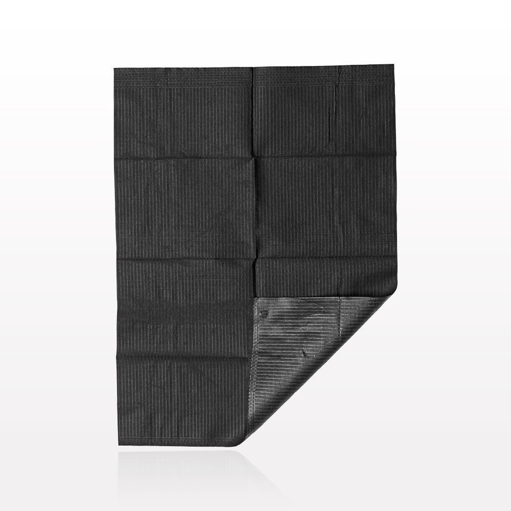 3 Ply Dental Bib, Black