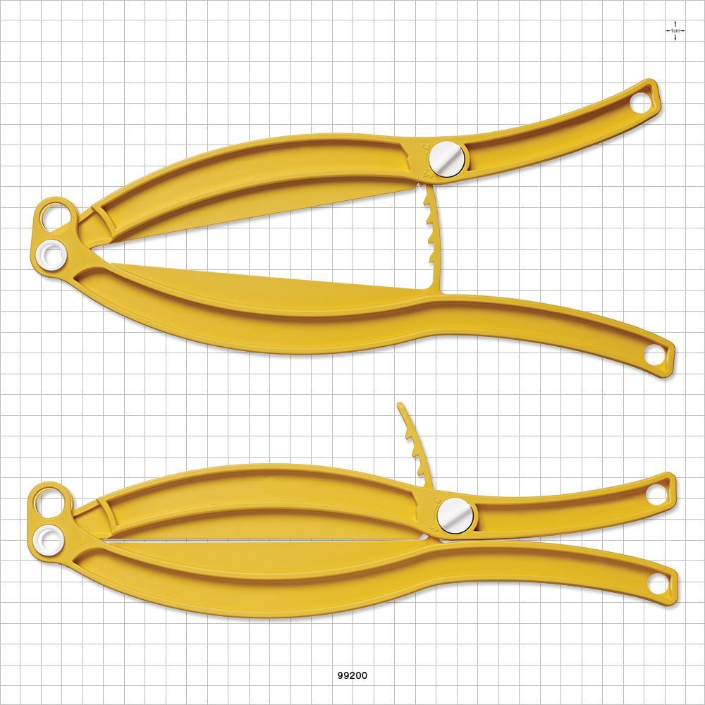 Gripper Clamp with Lock, Yellow