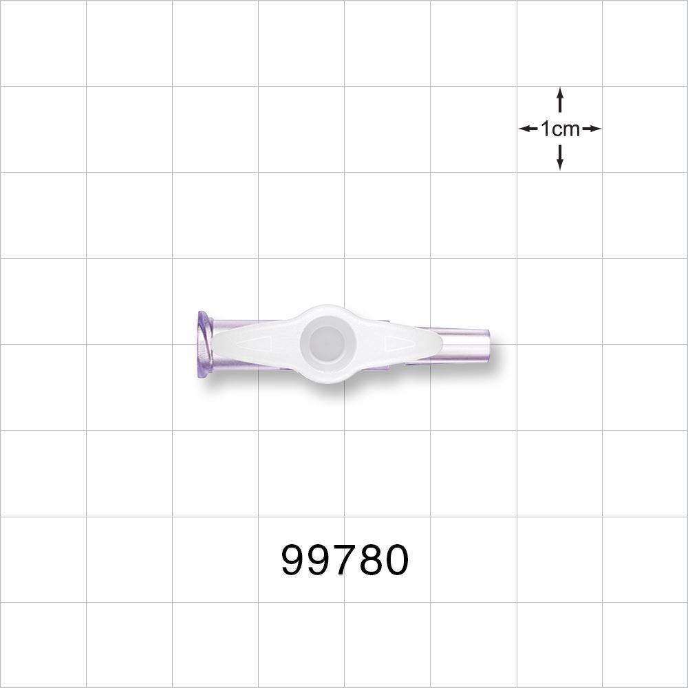 1-Way Stopcock, Female Luer Lock, Male Luer Slip