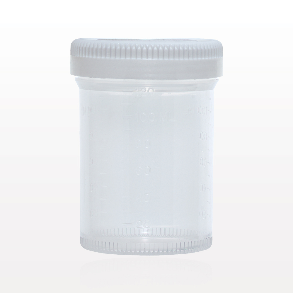 Specimen Container w/White Cap