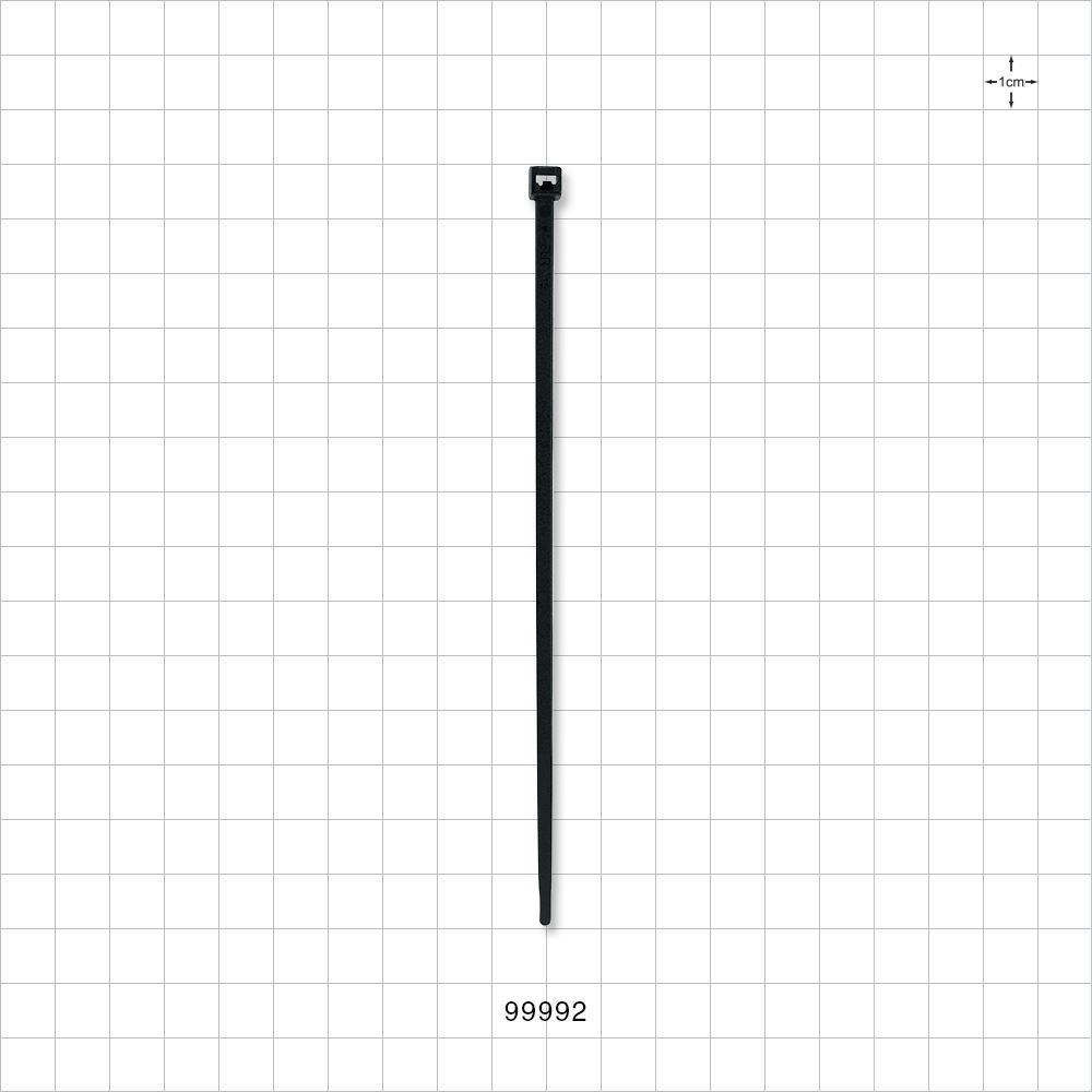 General Purpose Non-Reopening Cable Tie, Black