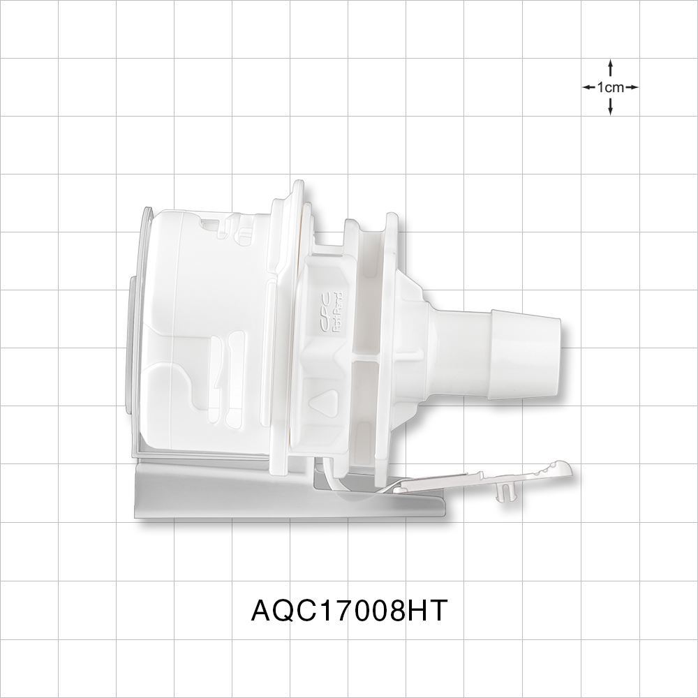 AseptiQuik® C Connector, Body, Barbed, High Temperature