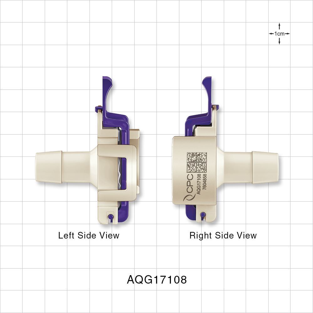 AseptiQuik® G Connector, Genderless, Barbed