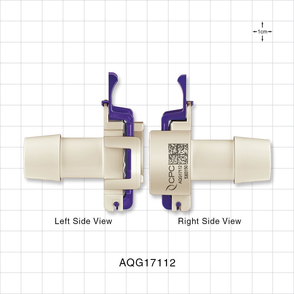 AseptiQuik® G Connector, Genderless, Barbed